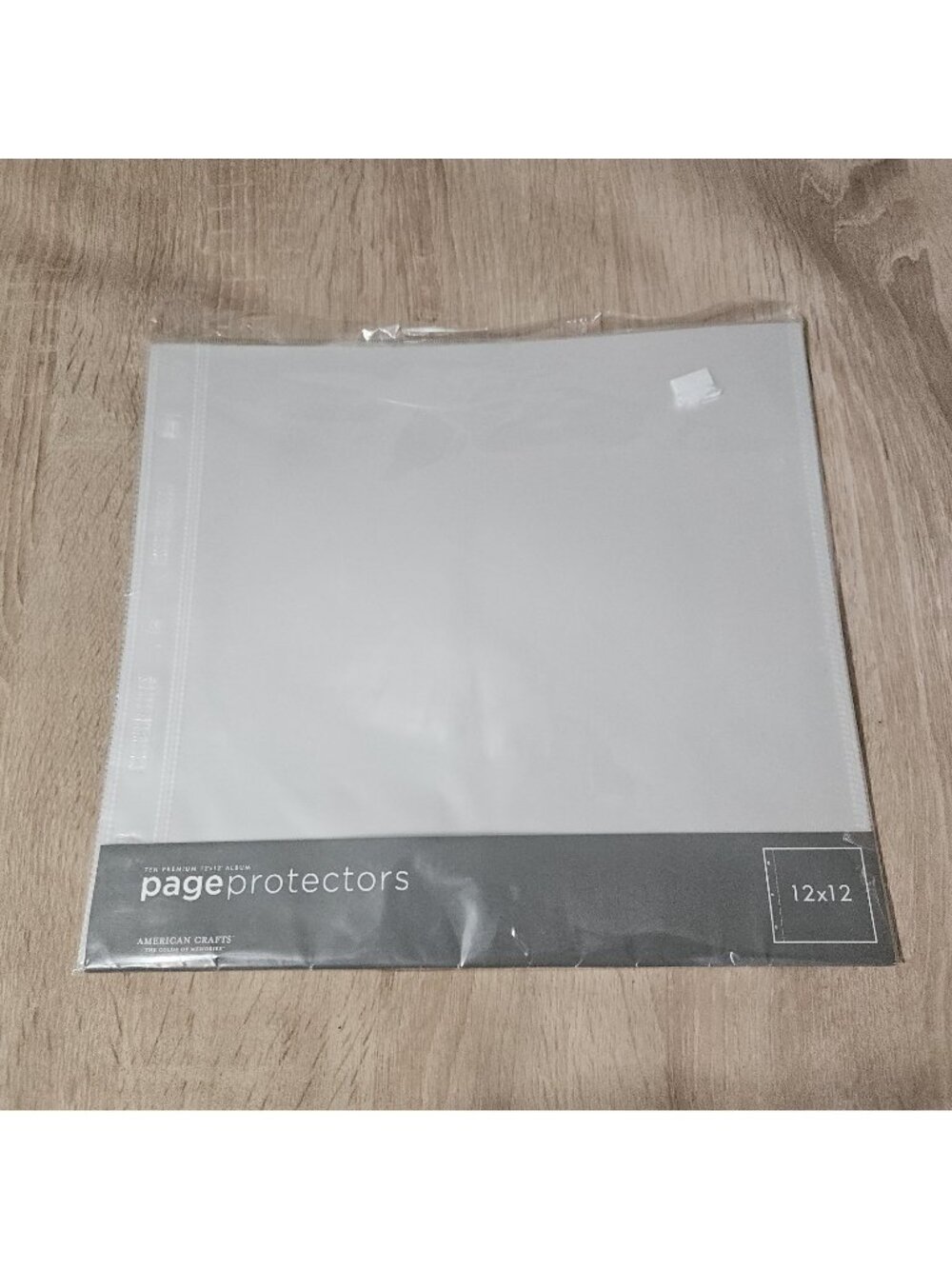 American Crafts Page Protectors Top-Loading 12"X12" (10 Sheets)